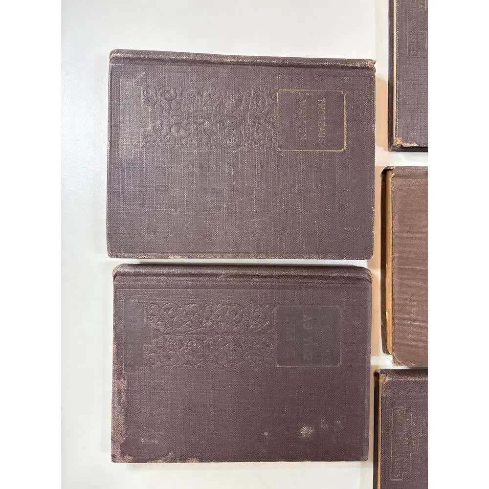 Antique 1900's Macmillan Pocket Classics Lot of‎ 7 Shakespeare Stevenson Dickens